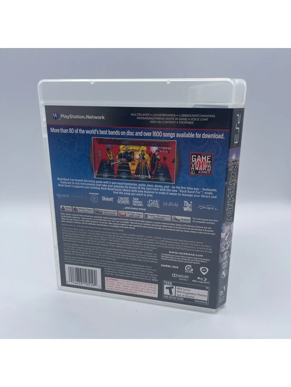 Rock Band 3 (PlayStation 3, 2010) Complete Tested Working